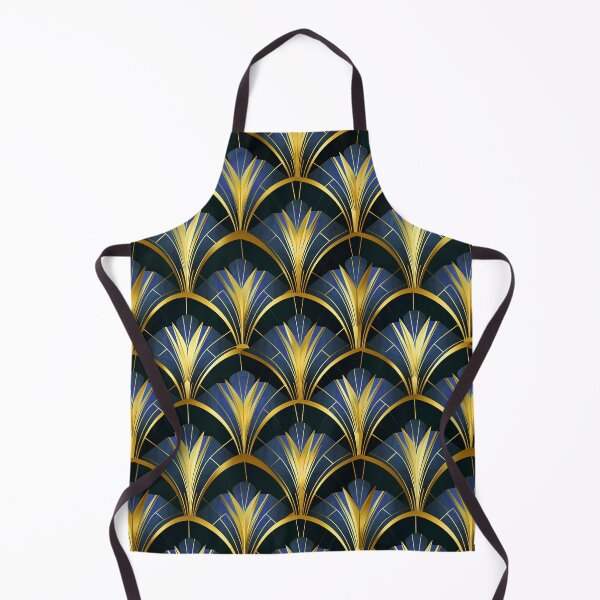 Item preview, Art Deco Royal Blue And Golden Hues Pattern designed and sold by DEC02.