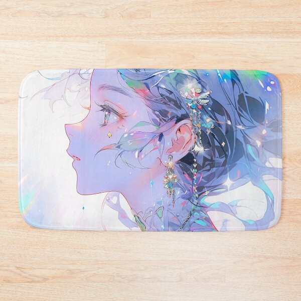 Item preview, Serene Colorful Fantasy Anime Girl designed and sold by bubblegoth.