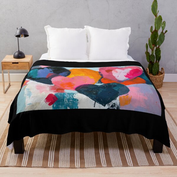 Item preview, Heartfelt Abstraction- Daring Palettes and Expressive Textures Merge in a Valentine's Day Overture of Artistic Passion designed and sold by OlfactoART Studio.