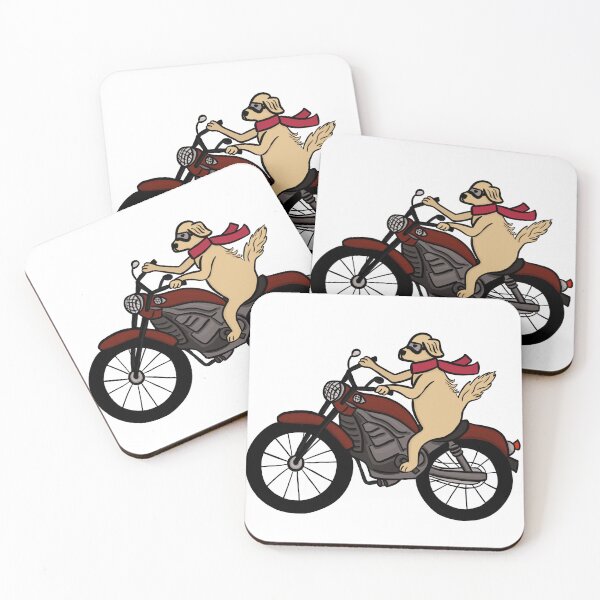 Item preview, Motorcycle Puppy (Color) designed and sold by emilyswansonart.