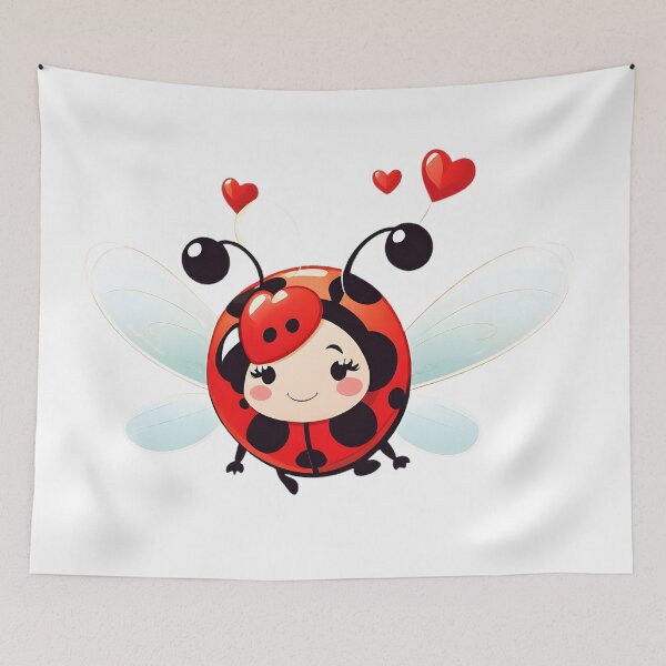 Item preview, Love Bug: Valentine's Ladybug Romance designed and sold by ZipperDragon88.