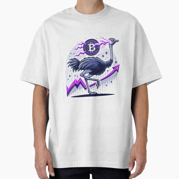 Item preview, $NOSS "Graceful Surge: Ostrich Unleashes Purple Lightning" designed and sold by zzz888.