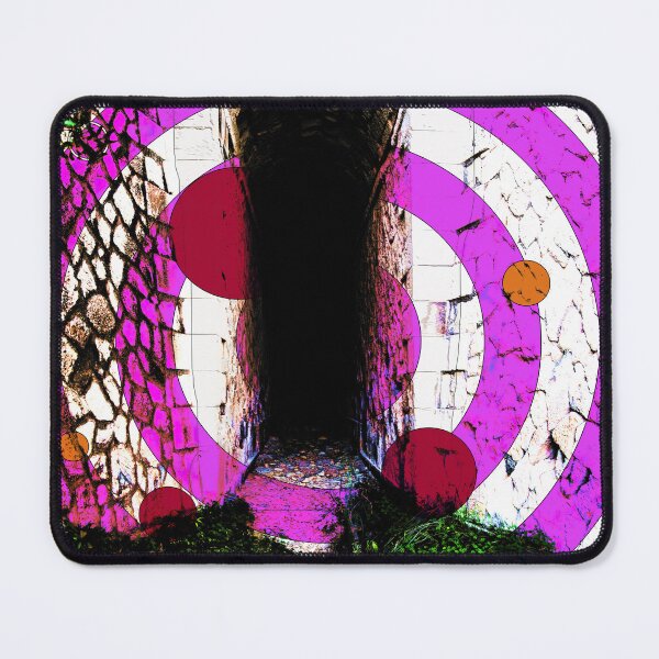 Item preview, Modern Abstract Illustration, purple circles, geometric shapes designed and sold by IdoFriedmanArt.