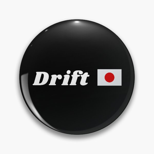 Item preview, Drift and Japan flag - simple text designed and sold by petrolheadmerch.