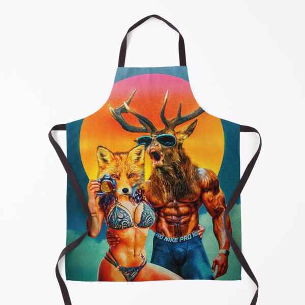 Item preview, Furry couple Deer and Fox on the beach designed and sold by drug-z.