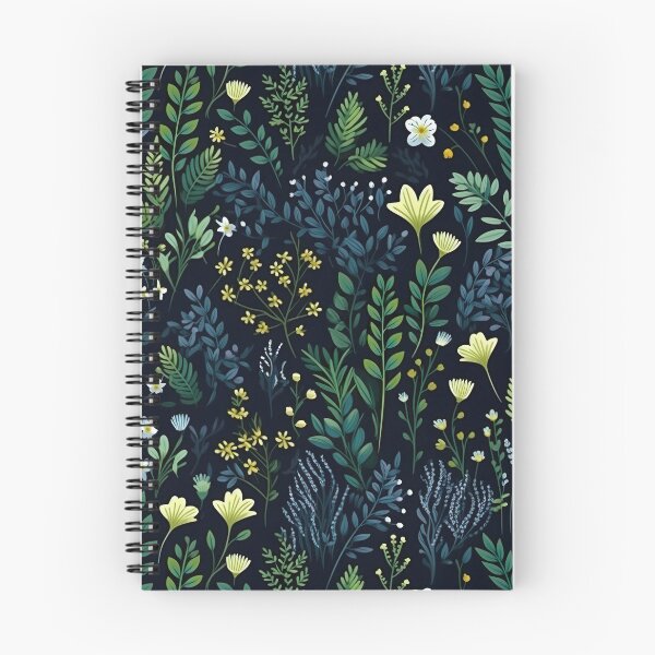 Artikelvorschau, Cottagecore Botanische Blumenkräuter Pflanzen Beeren gepresste Blumen entworfen und verkauft von fluffstuffgifts.