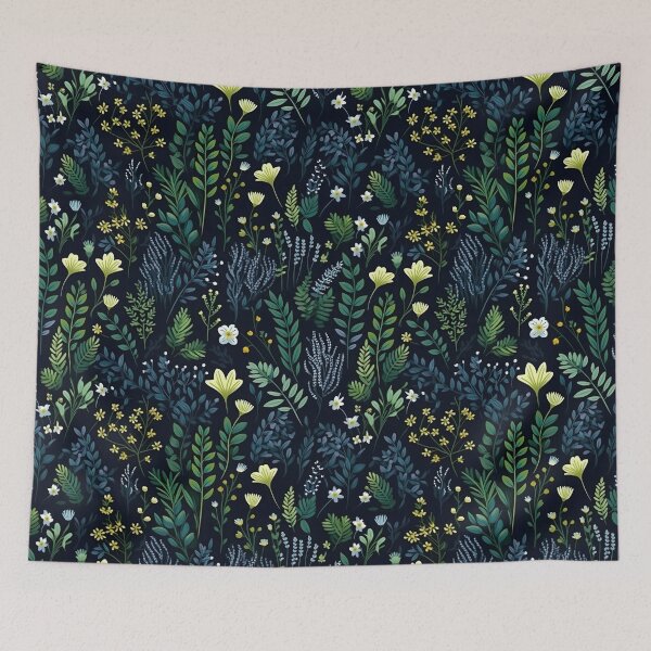 Item preview, Cottagecore Botanical Floral Herbs Plants Berries Pressed Flowers designed and sold by fluffstuffgifts.