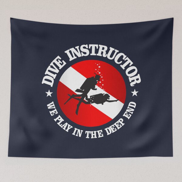 Item preview, Dive Instructor (rd) designed and sold by curranmorgan.