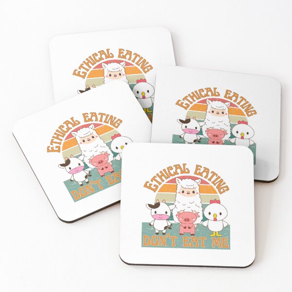Item preview, Ethical eating, cute farm animals don't eat me designed and sold by BritishDelights.
