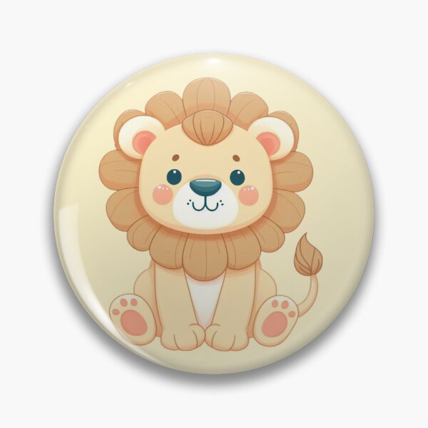 Item preview, Cute Lion Clipart, Cute Lion, Adorable Lion, Cute Animals designed and sold by SnuggleSafari.