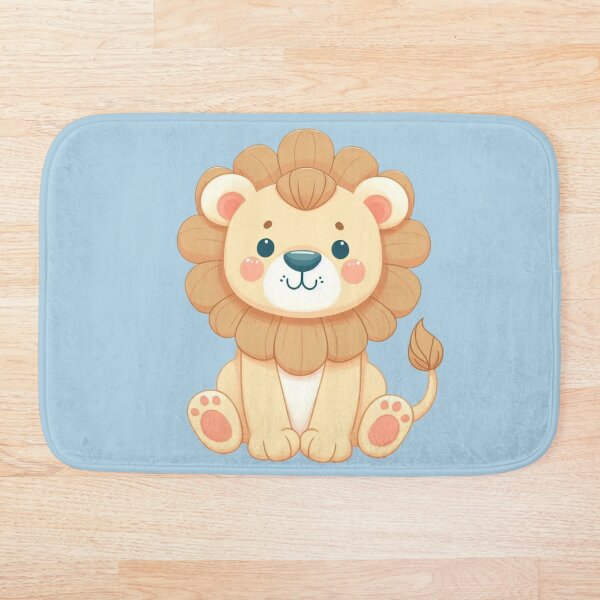 Item preview, Cute Lion Clipart, Cute Lion, Adorable Lion, Cute Animals designed and sold by SnuggleSafari.