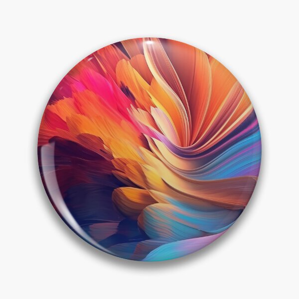 Item preview, Abstract Art multiple bright colors designed and sold by KingExpressions.