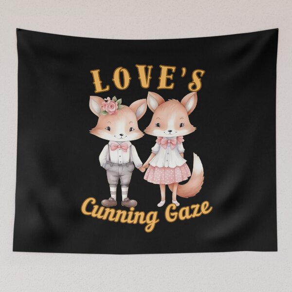Item preview, Love's Cunning Gaze. fox saying designed and sold by FoxVibes.