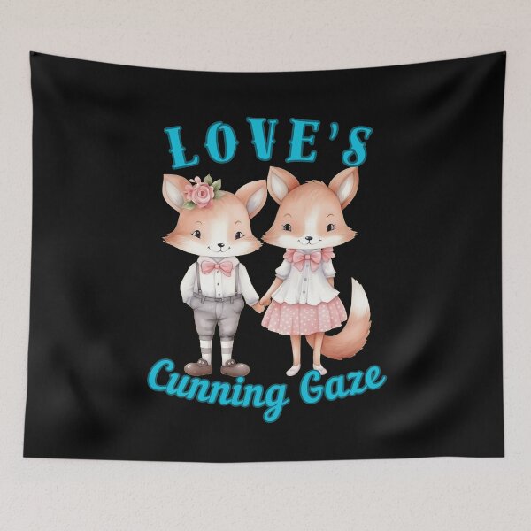 Item preview, Love's Cunning Gaze. vintage fox designed and sold by FoxVibes.
