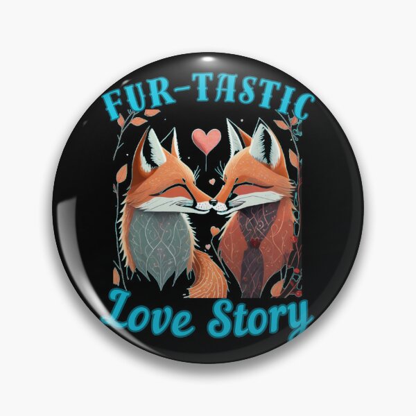 Item preview, Fur-tastic Love Story. fox face designed and sold by FoxVibes.