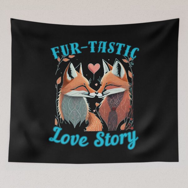 Item preview, Fur-tastic Love Story. fox face designed and sold by FoxVibes.