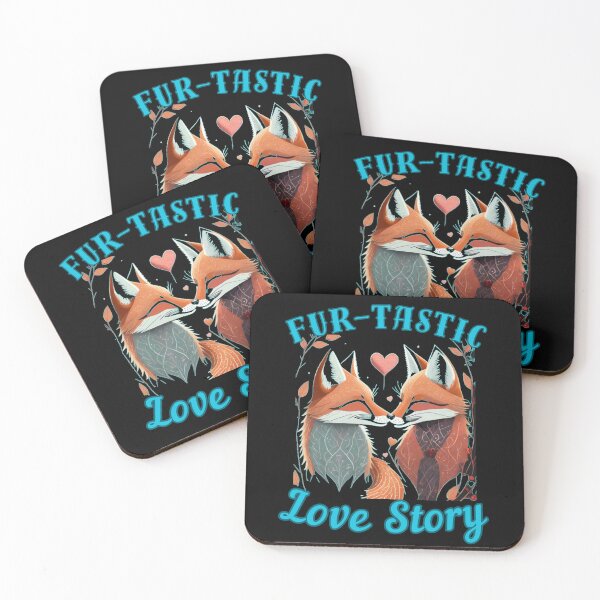 Item preview, Fur-tastic Love Story. fox face designed and sold by FoxVibes.