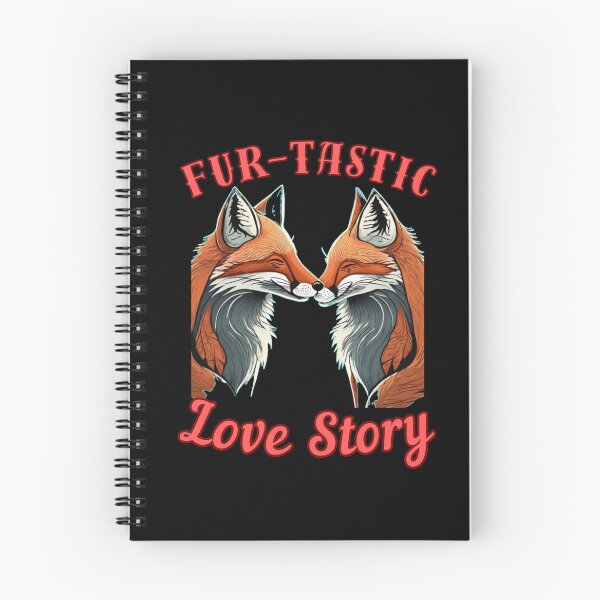 Item preview, Fur-tastic Love Story. retro fox designed and sold by FoxVibes.