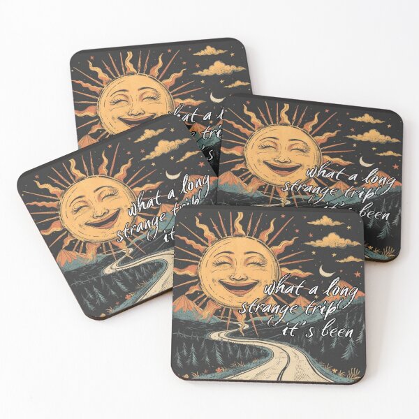 Item preview, " What a long strange trip it's been" Smiling Sun Design designed and sold by Driftwood Spirits.