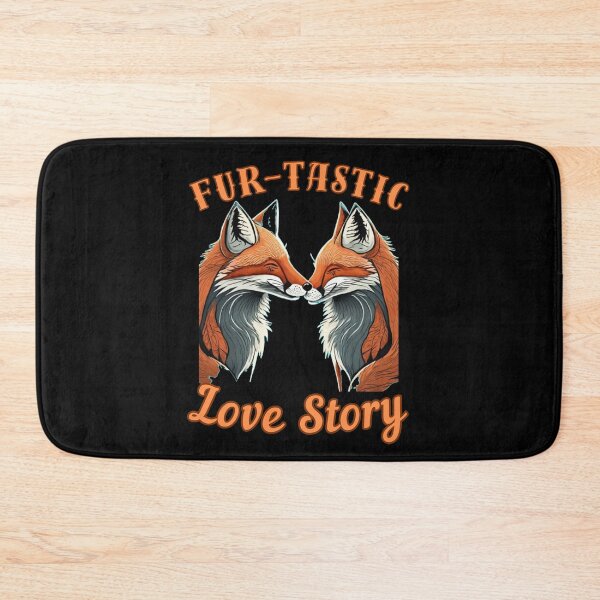 Item preview, Fur-tastic Love Story. fox watercolor designed and sold by FoxVibes.