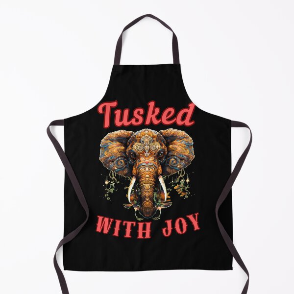Item preview, Tusked With Joy. elephant head designed and sold by ElephantVibes.