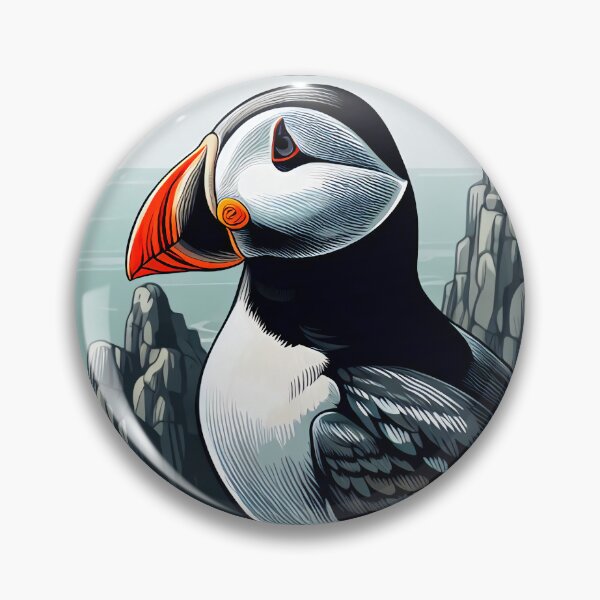 Item preview, Newfoundland's Pride Atlantic Puffin designed and sold by Shelley Noel.
