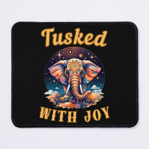 Item preview, Tusked With Joy. adorable elephant designed and sold by ElephantVibes.