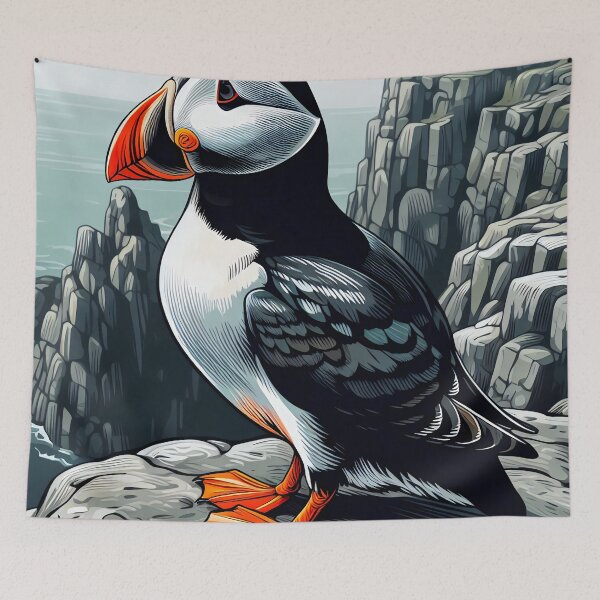 Item preview, Newfoundland's Pride Atlantic Puffin designed and sold by Shelley Noel.