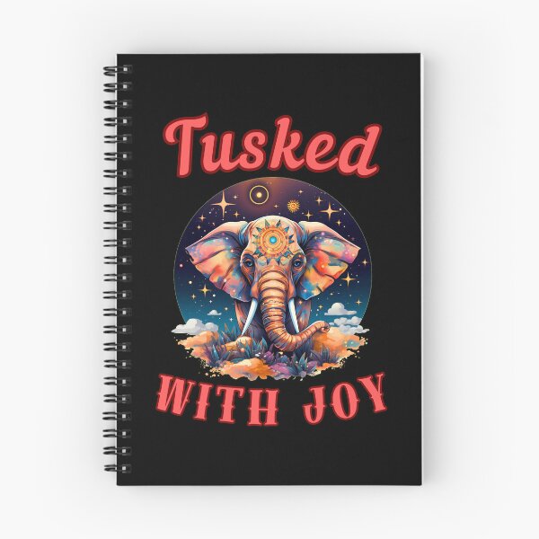 Item preview, Tusked With Joy. elephant saying designed and sold by ElephantVibes.