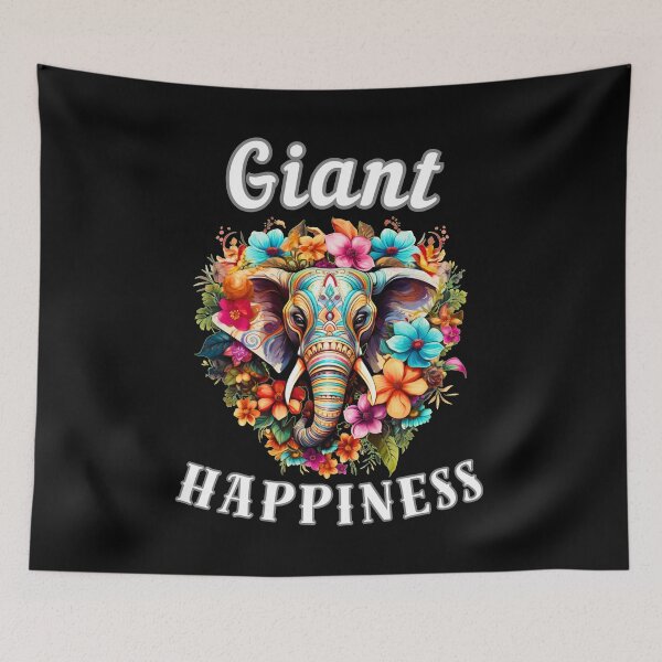 Item preview, Giant Happiness designed and sold by ElephantVibes.