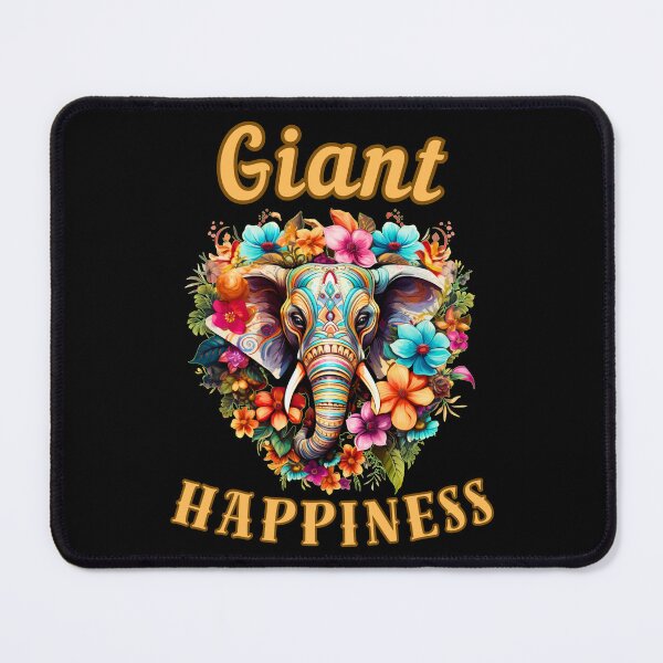 Item preview, Giant Happiness. funny elephant designed and sold by ElephantVibes.