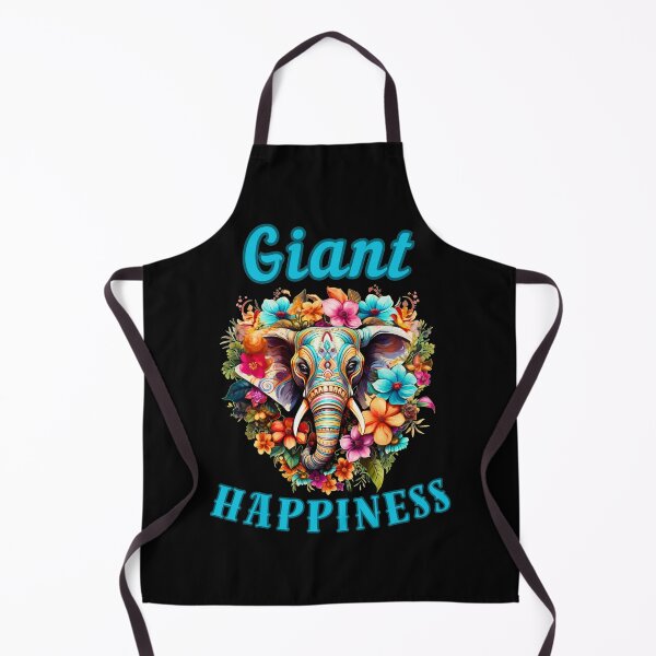 Item preview, Giant Happiness. colorful elephant designed and sold by ElephantVibes.