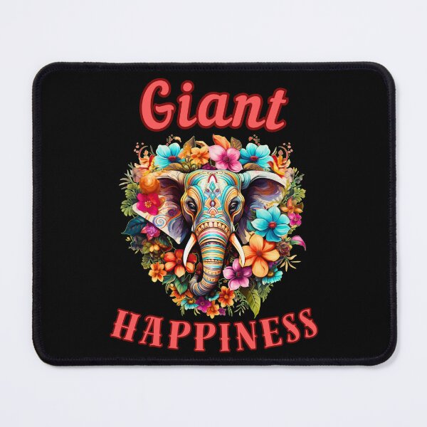 Item preview, Giant Happiness. elephant head designed and sold by ElephantVibes.