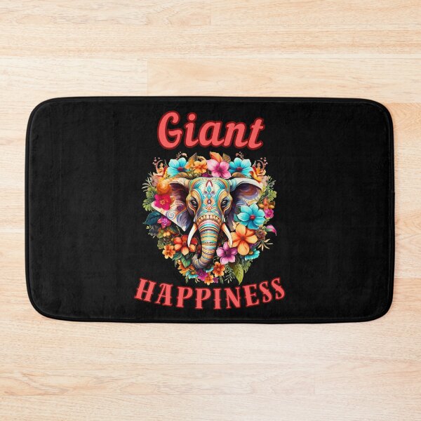 Item preview, Giant Happiness. elephant head designed and sold by ElephantVibes.