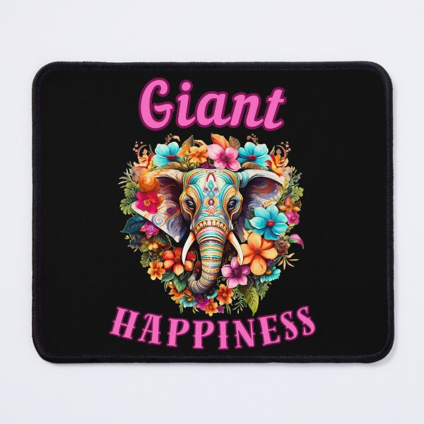 Item preview, Giant Happiness. elephant face designed and sold by ElephantVibes.