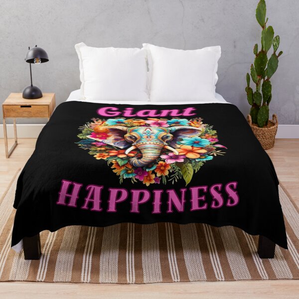 Item preview, Giant Happiness. elephant face designed and sold by ElephantVibes.