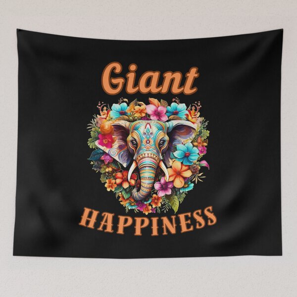Item preview, Giant Happiness. surreal elephant designed and sold by ElephantVibes.