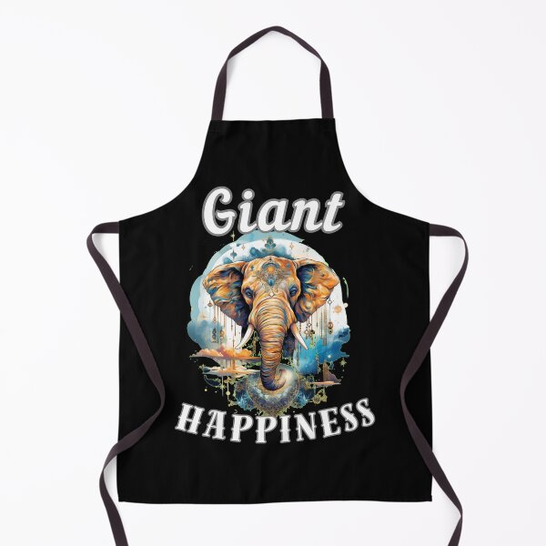Item preview, Giant Happiness. watercolor elephant designed and sold by ElephantVibes.