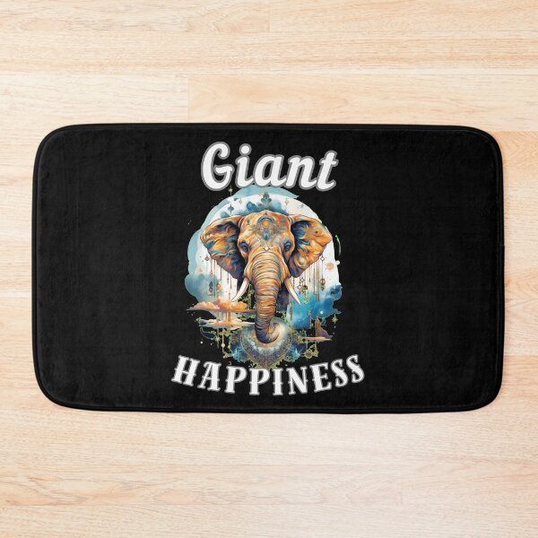 Item preview, Giant Happiness. watercolor elephant designed and sold by ElephantVibes.