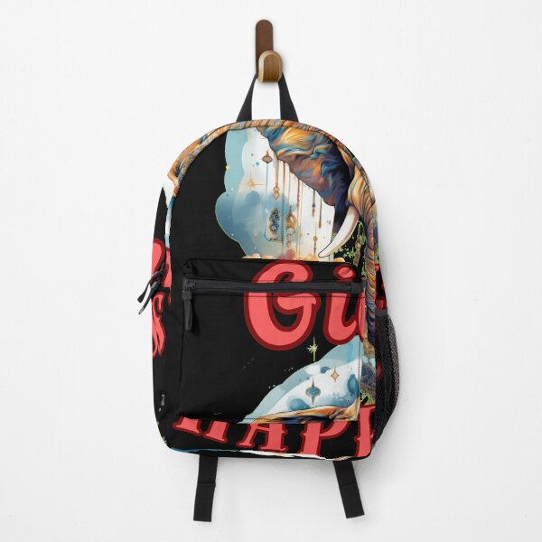 Item preview, Giant Happiness. elephant saying designed and sold by ElephantVibes.