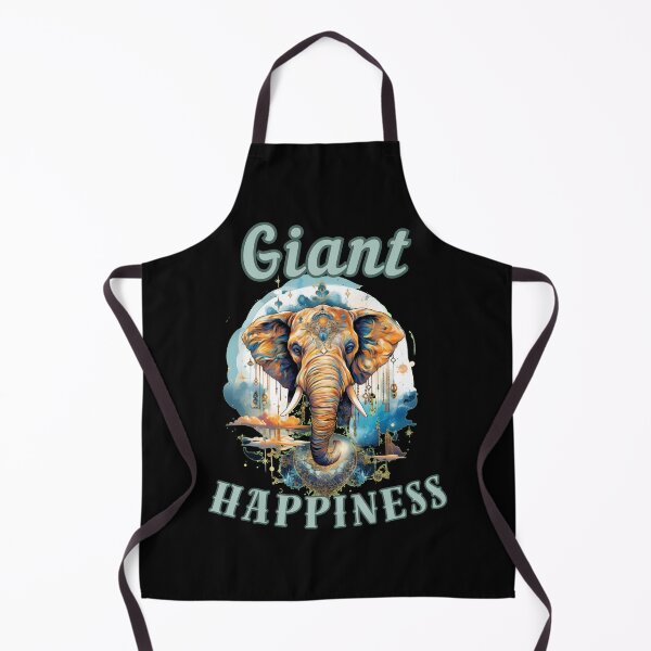 Item preview, Giant Happiness. elephant quote designed and sold by ElephantVibes.