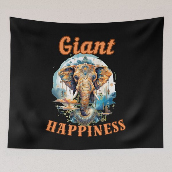 Item preview, Giant Happiness Flower elephant designed and sold by ElephantVibes.