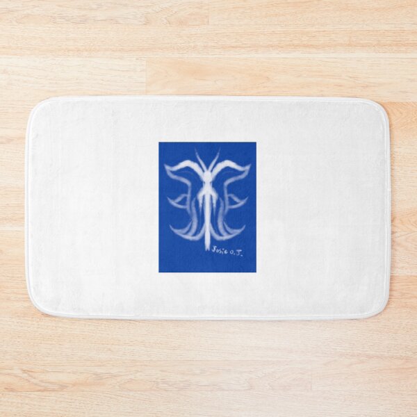 Item preview, Cloud moth, blue background designed and sold by Josephine Ethereal.