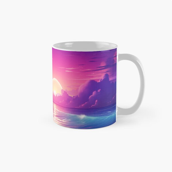 Item preview, Tropical Twilight Tapestry: Synthwave Serenity designed and sold by Mullet Monkey.