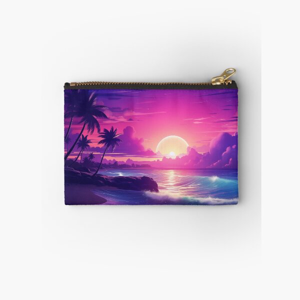 Item preview, Tropical Twilight Tapestry: Synthwave Serenity designed and sold by Mullet Monkey.