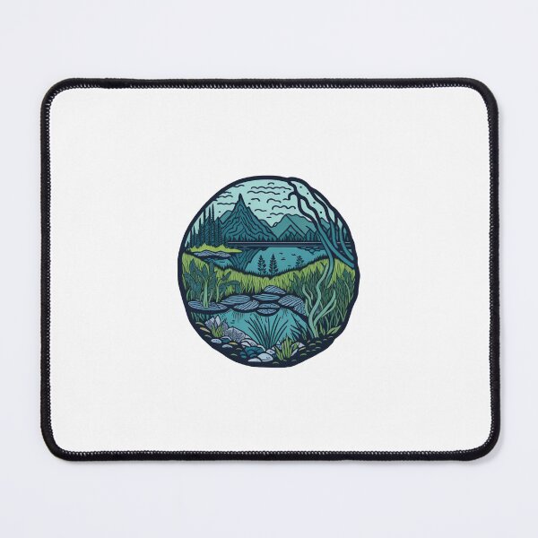 Item preview, Alpine Lake Sanctuary Art designed and sold by Daniel Haddad.