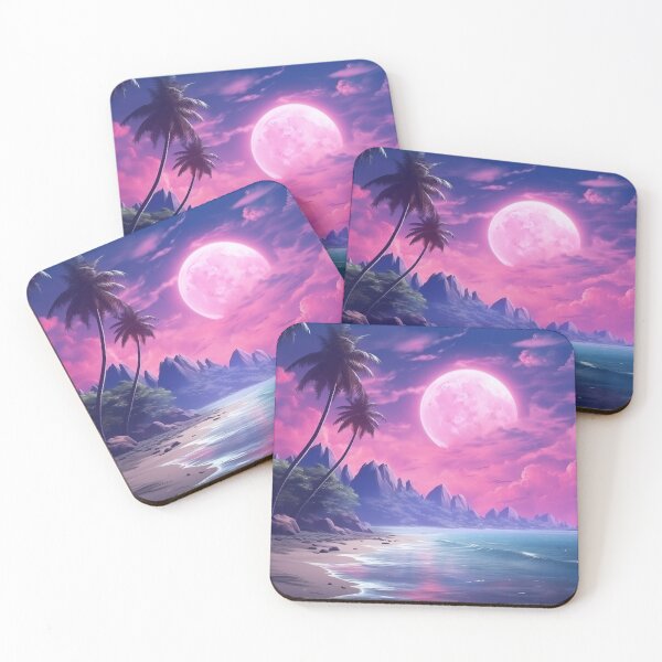 Item preview, Lush Neon Oasis: Ethereal Tropic Dreamscape designed and sold by Mullet Monkey.