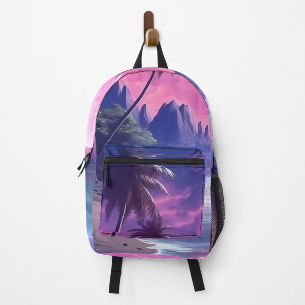 Item preview, Lush Neon Oasis: Ethereal Tropic Dreamscape designed and sold by Mullet Monkey.