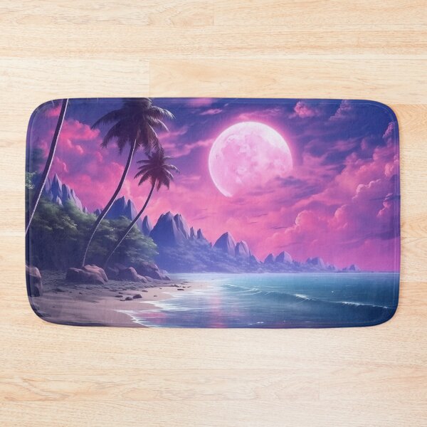 Item preview, Lush Neon Oasis: Ethereal Tropic Dreamscape designed and sold by Mullet Monkey.