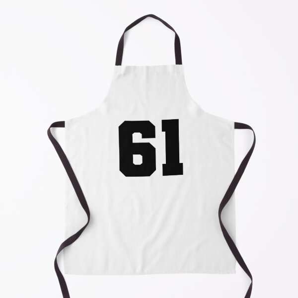 Item preview, 61, sixty one, black, soccer league designed and sold by Numbers-Art.